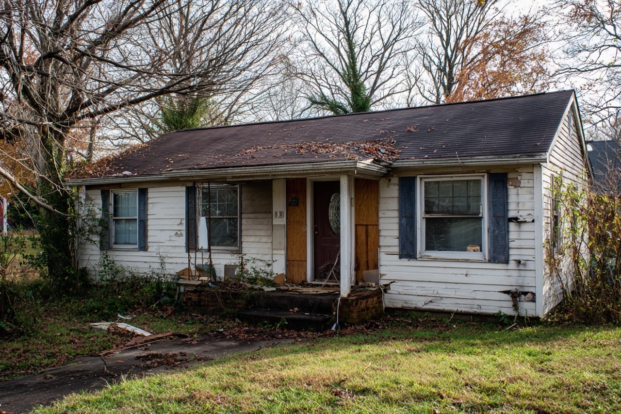 Older home with code violations in Nashville TN