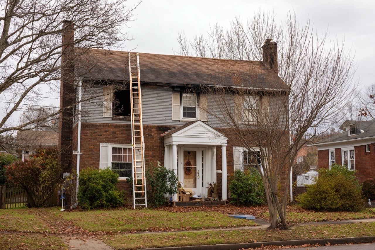 Fire damaged property assessment Nashville TN residential